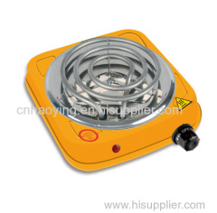 Single Electronic Hot plate 1000W flat cooking plate