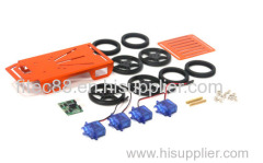 4WD Mini Robot Mobile Platform Kit