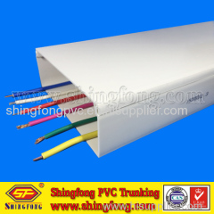 Full sizes Factory price Economic solid trunking protect wire cable PVC electrical casing