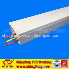 OEM Electrical cable managment PVC network wire trunking with adhesive