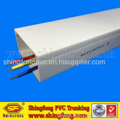 Full sizes Factory price Economic solid trunking protect wire cable PVC electrical casing
