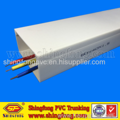 UV resistant Electric Wire protector Cover trunking pvc duct 50*25mm for Australia