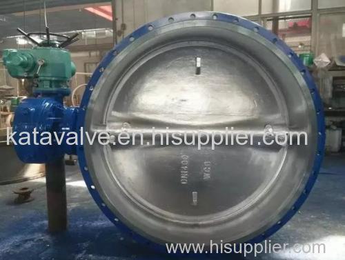 WCB Material Large Diameter Eccentric Butterfly Valve DN1400