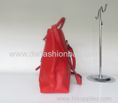 Red PU fashion bag