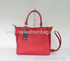 Red handbag PU fabric bag