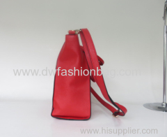 Red handbag PU fabric bag