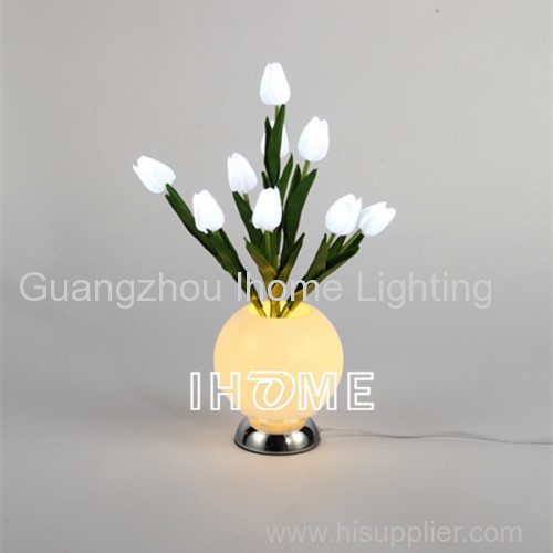 led flower vase light bulb for indoor wedding decoration