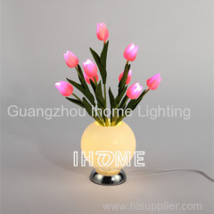 led flower vase light bulb for indoor wedding decoration