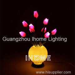 led flower vase light bulb for indoor wedding decoration