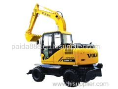 8ton wheeled excavator sugar cane grab loader for sale DLS880-9A