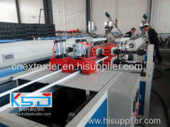 PVC twin-pipe extrusion machine| PVC pipe production line