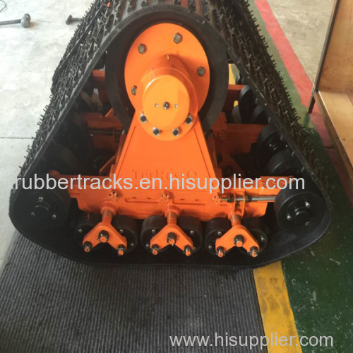 Orange Color Rubber Track System