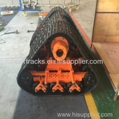 Orange Color Rubber Track System