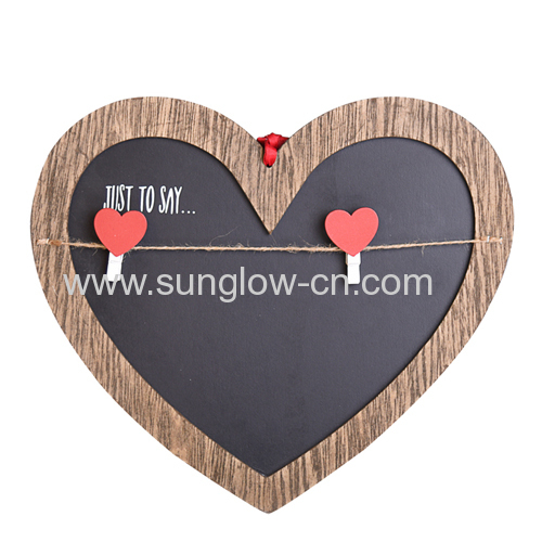 Wooden Heart Decoration For Festival Gifts
