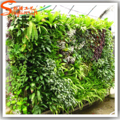 artificial vertical green wall plastic palnt wall vertical garden decor