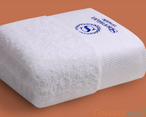 Ultra Soft Embroidery Hotel Towels Durable Scratch-Free Machine Washable