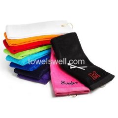 Monogrammed Golf Towels Lint Free Durable Scratch-Free Machine Washable