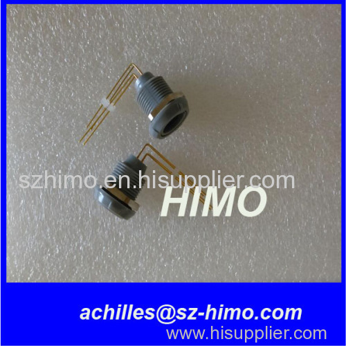 high quality 2 pin lemo panel mount connector with PCB pin