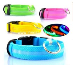 pet product dog collar with light/ LED pet collar hot selling