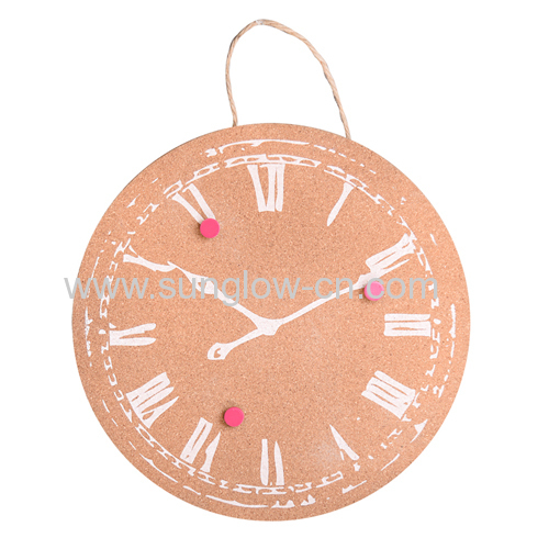 Wooden Clock Shape for Decoration Gifts