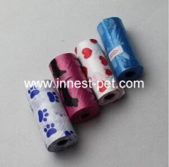 dog bag/ dog waste bag / pet poop bag/ HDPE dog poop bags