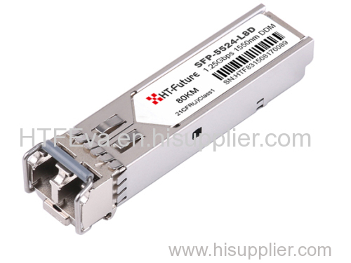 1.25Gbps 1550nm 80km SFP Transceiver