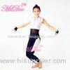 Sporty Hip Hop Dance Costumes V Neckline Sparkle Zipper Sparkly Vest Tops Hight Waist Leggings Stage