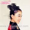 Adorable Dance Wear Accessories Black Feather Headpiece for Stage Performance