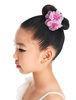 Cerise Artificial Dancing Harem Flower Head Piece Dance Accessories For Kids