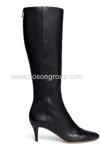 Fashion back zipper high heel boots