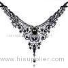 Noble Dance Wear Accessories Rhinestone Hollow Mesh Choker Necklace