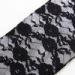 Ladies Dance Wear Accessories Noble Spandex Flower Long Black Lace Gloves