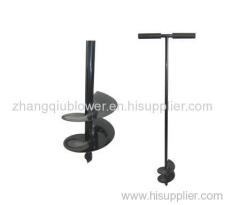 Hand earth auger for digging hole