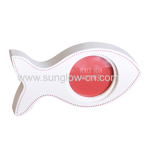 Fish Shape Photo Frame With Red Eye