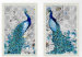 DIY Full of Diamond Painting the spirit of new auk peacock sharp Cross Stitch Kits Over drilling Home Decoration