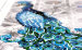 DIY Full of Diamond Painting the spirit of new auk peacock sharp Cross Stitch Kits Over drilling Home Decoration