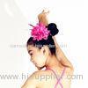 Lively Dance Costume Accessories Art Craft Flowers For Decorative Head / Shoulder / Waist