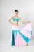 Distinctive 2 pcs Halter Neck Metallic Bras & Skirt for Women Belly Dancing Clothes