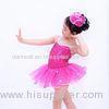 Midee Kids Dance Clothes Coin Sequin Tutu Skirt Dress With Silver Sequins Edge