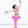 Jazz Tap Costumes Polka Dot Tutu Skirt Attached Pants Sequin Vest With Zebra Leotard Under