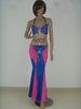 MiDee Belly Dancing Clothes Metallic Halter Neck Bikini Long Floor Length Skirts