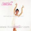 Pure White Dance Competition Costumes Backless Necklace Sweetheart Dance Dresses