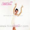 Pure White Dance Competition Costumes Backless Necklace Sweetheart Dance Dresses