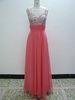 Chiffon Sweetheart Neckline Floor Length Dress Beading To Bodice Satin Lining