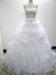 Beading Top Back Centre Laceup Big Gown's Organza Skirt Fully Ruflles With Floral Inserts Wedding Go