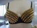 Womens Club Clothes Sexy Studded Bra Outfit Rivet Bras With Chains
