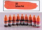 Professional Permanent Natural Tattoo Ink Salmon Pink Environmental