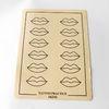 Leather Lips Permanent Makeup Practice Skin Durable Pad With Shade