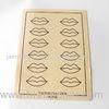 Leather Lips Permanent Makeup Practice Skin Durable Pad With Shade