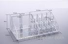 Transparent Acrylic Cosmetic Organizer Modern Non - Toxic For Bottle Display